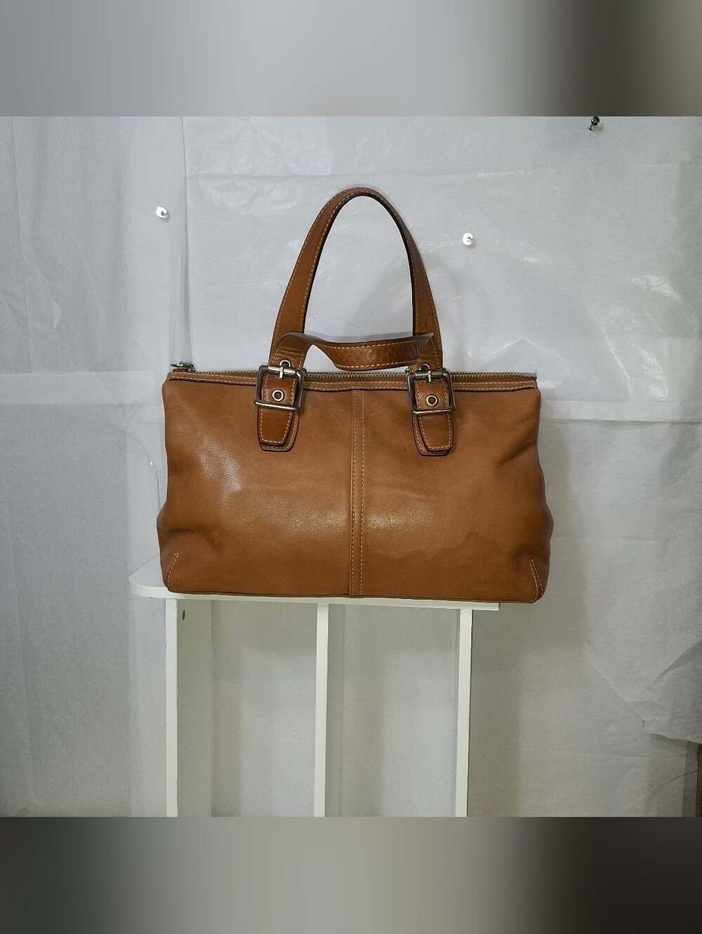 Vintage Coach Legacy Zip Satchel Bag - Picture 8 of 8